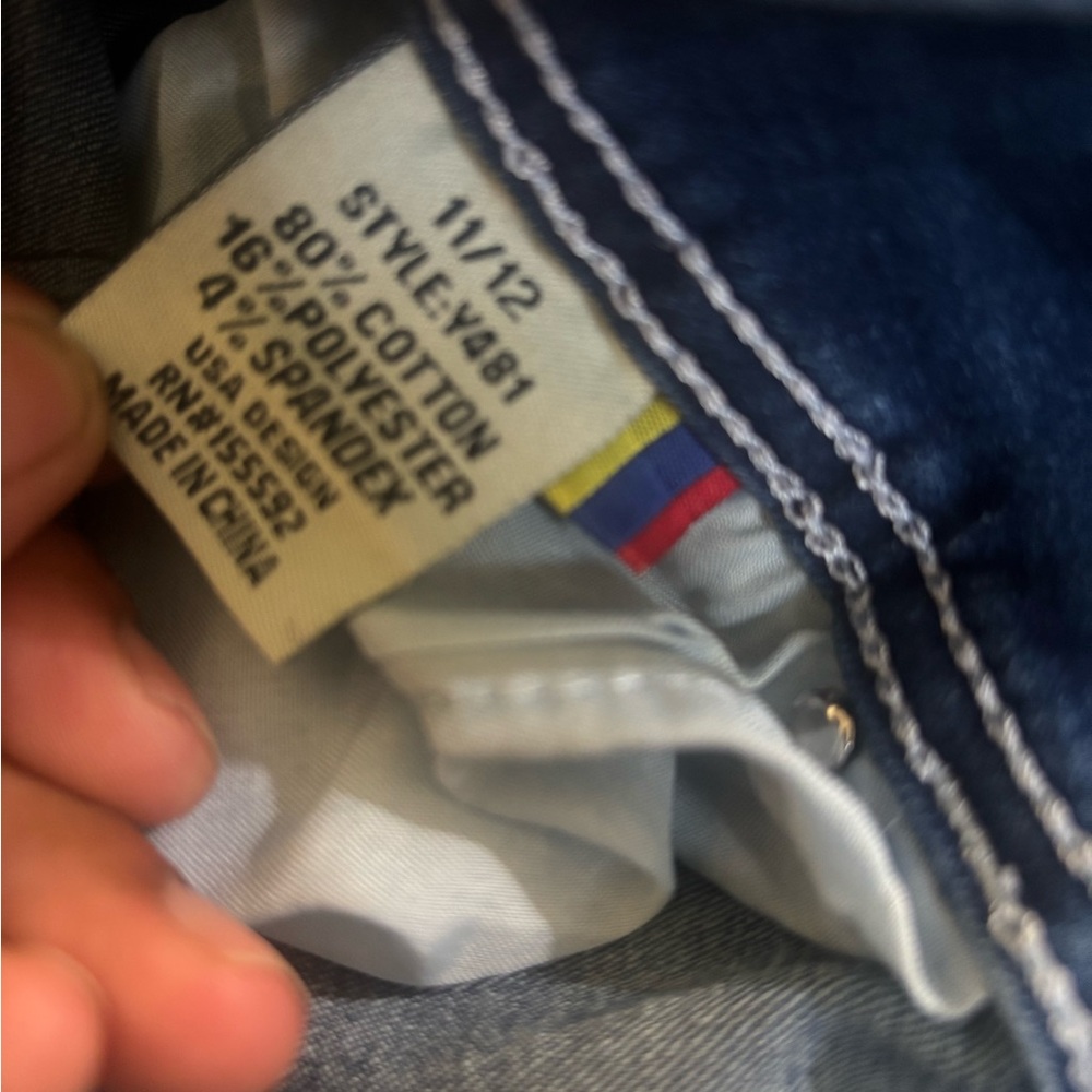 Love You Dark Wash Stretch Jeans (Size 11/12 - Picture 9 of 11